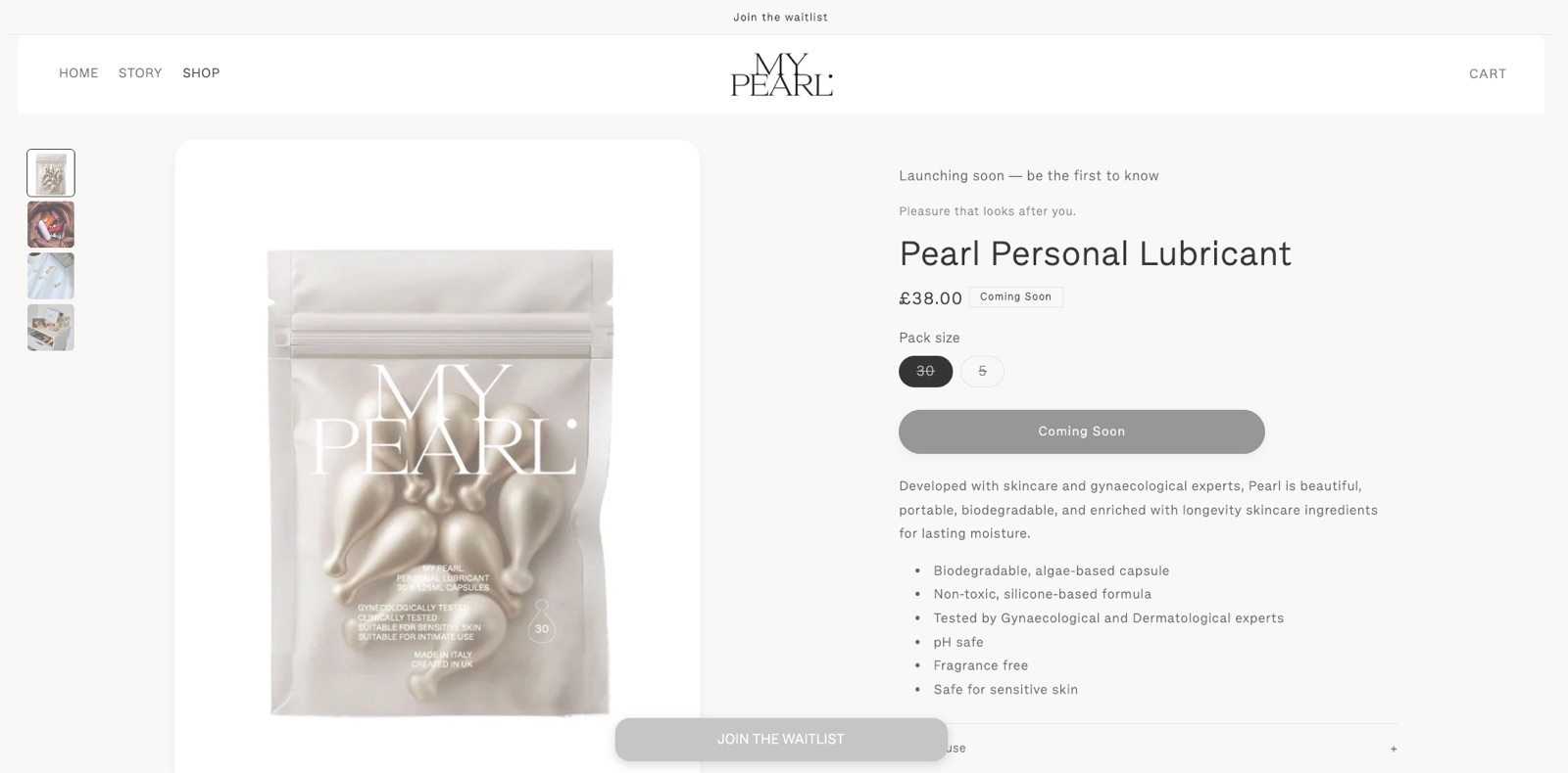 mypearlco — product page